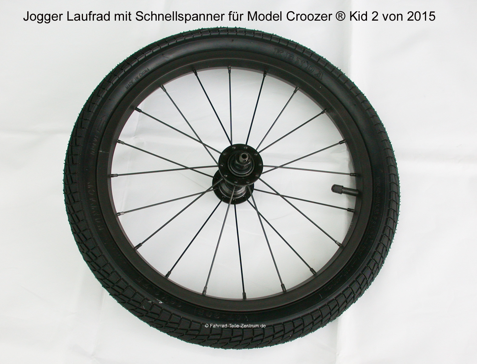 Joggerrad Croozer XLC Model 2015 Schnellspanner