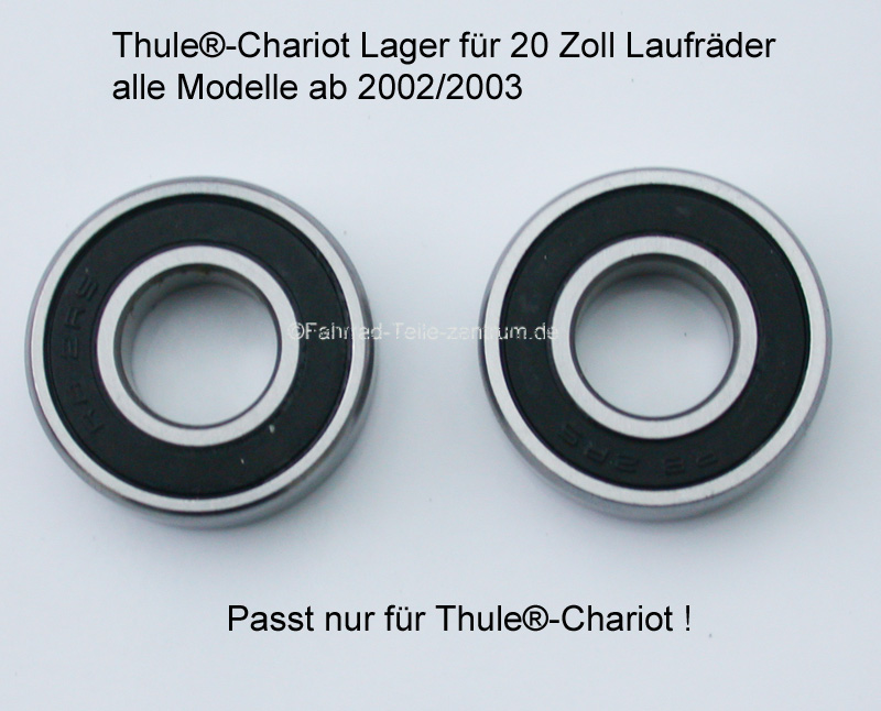 4x Radlager für Thule Chariot Laufrad gross