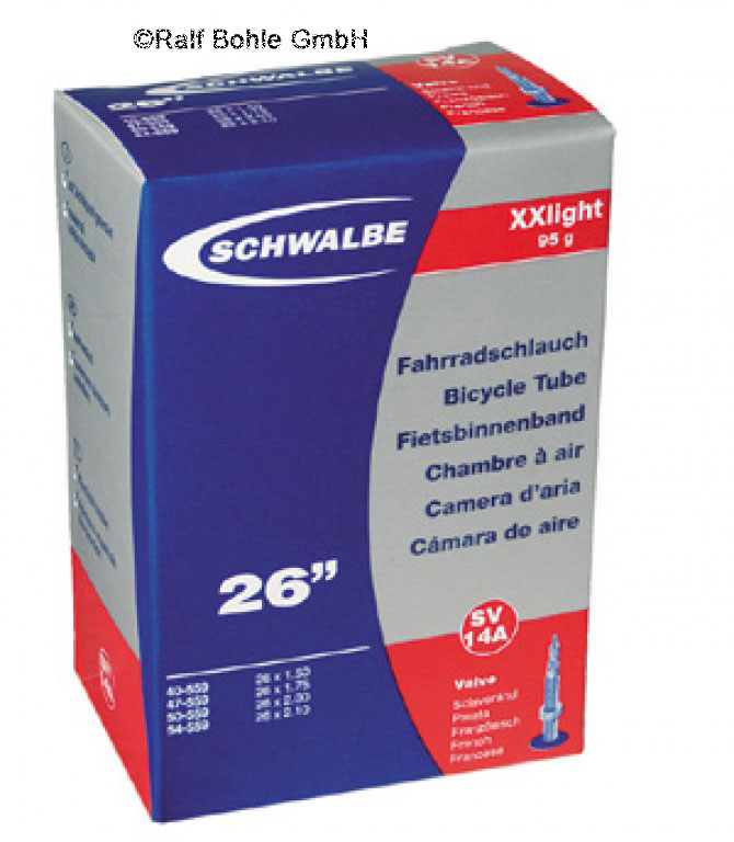 Tube Schwalbe No 14A 26 inch light