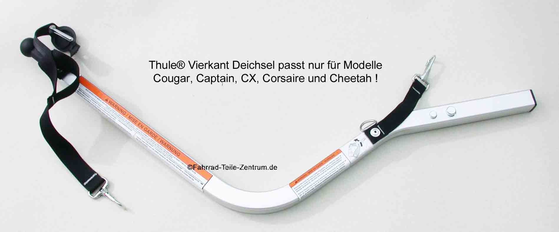 deichsel-thule-chariot-cougar-cx-cheetah-captain-corsaire