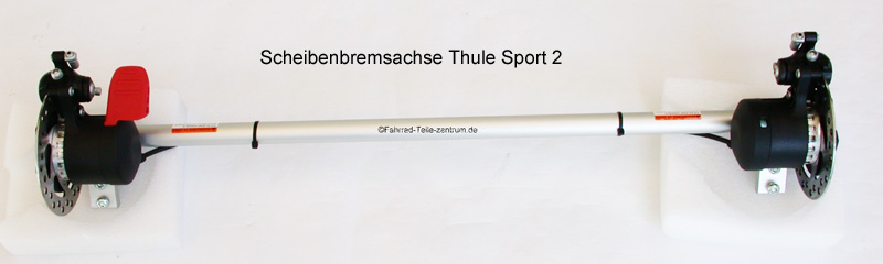 Achse Parkbremse Sport 2 mit Scheibenbremsen Thule